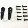 25 Pieces Wall Mounted Coat Hook Robe Hooks Cloth Hanger Coat Hanger