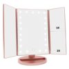 Tri-fold Vanity Mirror with 1X/2X/3X Magnification Mirrors