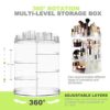 AMEITECH Makeup Organizer, 360 Degree Rotating Adjustable
