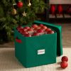 Christmas Ornament Storage Box with Removable lid