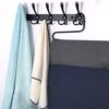Dseap Coat Rack Wall Mounted - 5 Tri Hooks, Heavy Duty, Stainless Steel