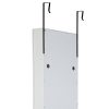 Homegear Modern Door/Wall Mounted Mirrored Jewelry Cabinet Organizer Storage White