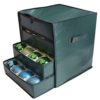 Vencer Green Drawer Christmas 64 Ornament Storage