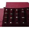 Elegant Velvet Travel Jewelry Organizer – Compact Roll Bag for Necklaces, Earrings, Rings, & Bracelets ✈️💎