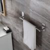 Self Adhesive 16-Inch Bathroom Towel Bar - Effortless Installation for a Stylish and Functional Bath Space