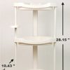 Tenby Living Corner Shower Caddy - 3 Shelf Shower Organizer Caddie with Movab.