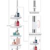 Tension Corner Shower Caddy - The Ultimate Shower Organizer for a Clutter-Free Bathroom