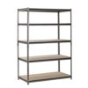 Heavy Duty Garage Shelf Steel Metal Storage 5 Level Adjustable Shelves Unit 72" H x 48" W x 24" Deep