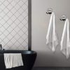 AuldHome His and Hers Towel Hooks (Set of 2); Cast Iron Rustic
