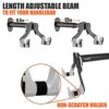 Ibera Horizontal Bicycle Bike Wall Hanger, Bike Hook Holder Storage Rack