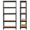 Topeakmart 3 pack Heavy Duty 5 Tier Commercial Industrial Racking Garage