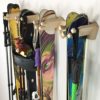 Pro Board Racks Vertical Ski Storage Rack (Holds 4 Sets of Skis)