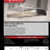 HyLoft 00419 Add On Storage Rack, Tool and Ladder Hangers, 2-Pack