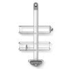 simplehuman Adjustable Shower Caddy, Stainless Steel + Anodized Aluminum