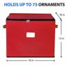 ProPik Holiday Ornament Storage Box Organizer Chest
