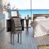 Giantex Jewelry Armoire Chest Box Cabinet Standing, with Top Storage