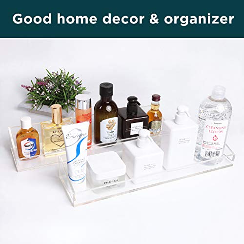 Crystal-Clear Wall-Mounted Acrylic Shelves – Stylish & Space-Saving Storage Solution for Every Room 🏡✨
