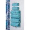 mDesign Wall Mount Metal Wire Towel Storage Shelf Organizer Rack Holder