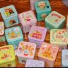 Cartoon 3D Candy Iron Box Jewelry Coins Small Storage Box Jars Metal Square Tea Box Christmas Tins B