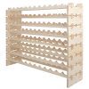 smartxchoice 96 Bottle Modular Wine Rack, Stackable Wine Storage Rack