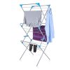 minky Trio Concertina Drying Rack, 49', Silver