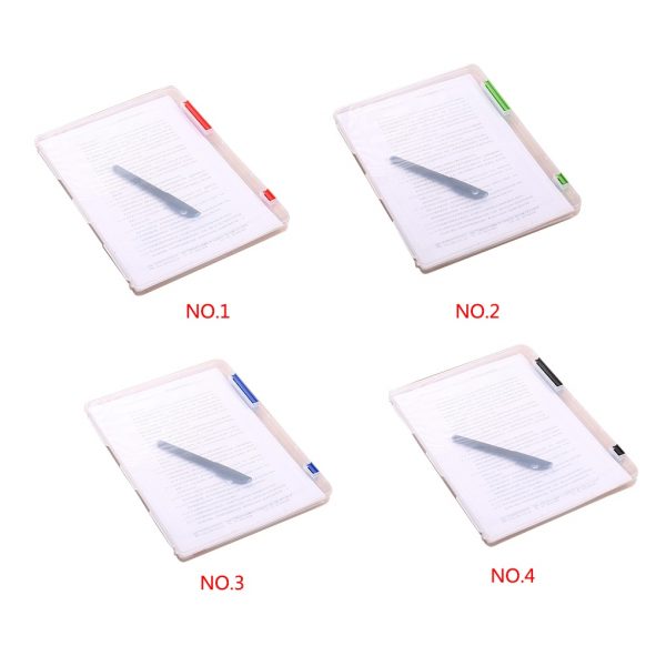 Clear A4 File Storage Box – Plastic Document Case for Office and Home Organization