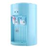 Water Dispenser - Mini Desktop Electric Top Loading Boiling Water Dispenser Machine 220V Blue Pink (Color : Blue)
