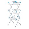 minky Trio Concertina Drying Rack, 49', Silver