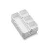 Value 8-Piece Interlocking Bin Pack - White
