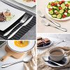 Flatware Set, 40-Piece Silverware Set, LIANYU Stainless Steel Home Kitchen