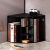 Rolodex Mesh Collection Corner Desktop Shelf Black (62630)