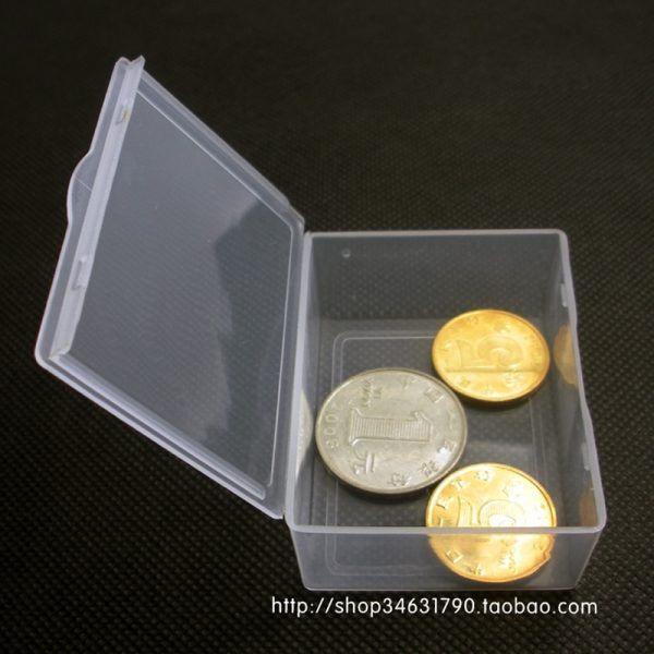 Free Shipping Transparent Plastic Small square Boxes Packaging Storage Box