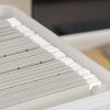 IRIS Letter Size Portable Weathertight File Box, 4 Pack, Clear