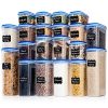 LARGEST Set of 40 Pc Food Storage Containers (20 Container Set) Shazo