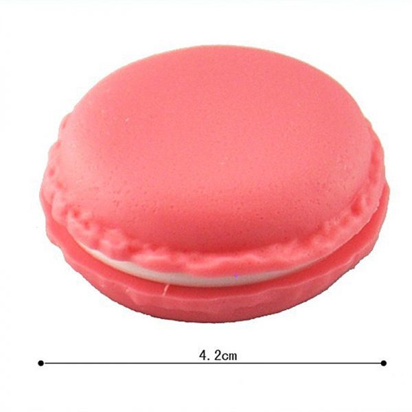 50PCS Bulk 4cm Jewelry Plastic Box Organizadores Gift Mini Macarons Candy