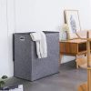SUPERJARE Double Laundry Hamper/Sorter with Removable Liners