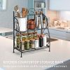 F-color Bathroom Countertop Organizer, 2 Tier Collapsible Kitchen