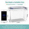 Food Storage Containers Cereal Container - Blingco Set of 8 Airtight Containers