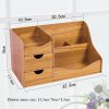 Wooden Makeup Organizer and Jewelry Storage Box - DIY Assembly for Stylish Home Storage