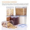 Vtopmart Airtight Food Storage Containers 6 Pieces - Plastic PBA Free Kitchen