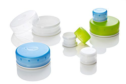 GoTubb 3-Pack, Medium (2oz) - One-Handed Accessible Storage for Travel Essentials, Snacks, and Medications