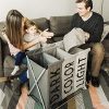 HOMEST Laundry Basket 3 Sections, Large Dirty Clothes Hamper Sorter