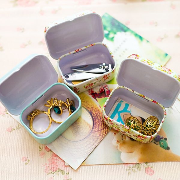 32Pcs/Set Cute Cake Pattern Collectables Jewelry Coins Storage Box Sundries