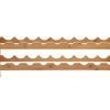 Finnhomy 18-Bottle Stackable Natural Bamboo Wine Rack – Elegant and Functional Wine Storage for Your Home