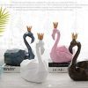 Postmodern Geometric Flamingo Tissue Box – Stylish Resin Tissue Holder for Home & Office