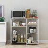 Kitchen Baker's Rack - 3-Tier+3-Tier Microwave Stand for Stylish Kitchen Storage and Organization