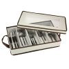 Household Essentials 546-1 Flatware Storage Chest with Separate Serving Utensil