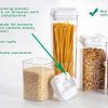 Airtight Food Storage Containers I Pantry Organization and Storage I 7 Piece Set