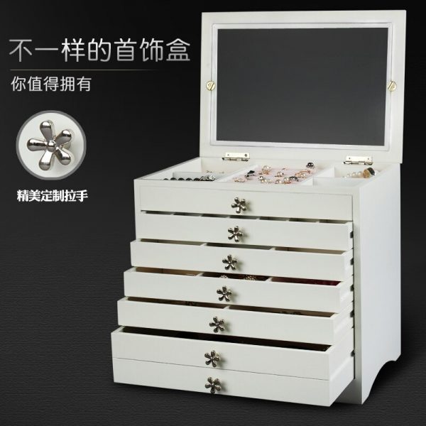 2016 Storage Box Organizer Organizador Wooden Korea High-capacity