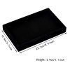 Velvet Jewelry Tray Showcase Display Organizer for Ring Earring